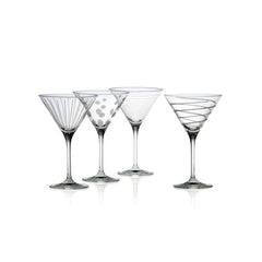 Mikasa Cheers 10Oz Martini Glasses Set Of 4 - Misc