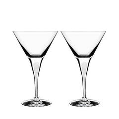 Orrefors Intermezzo Satin 7Oz Martini Glasses Set Of 2 - Misc