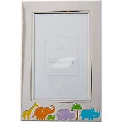 Reed & Barton Jungle Parade Silver-Plated 4X6 Picture Frame - Misc