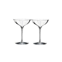 Waterford Elegance Optic Belle Coupe Champagne Saucers Set Of 2 - Misc