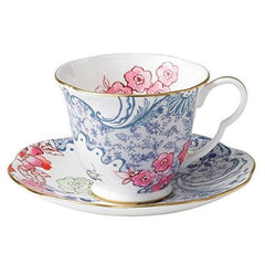 Wedgwood Harlequin Butterfly Bloom Cup & Saucer Blue Peony - Misc