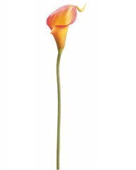 Afloral Real Touch Small Calla Lily Orange