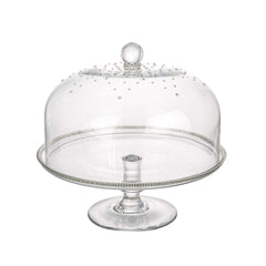 Classic Touch 11" Swarovski Crystals Dome Cake Stand
