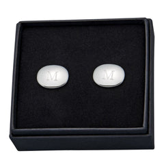 Personalized Oval Cuff Links