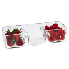 Badash 12x4.5 3-Section Serving Dish