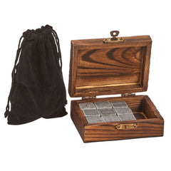 Personalized Whiskey Stones Wood Box