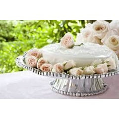Beatriz Ball Pedestal Organic Pearl Round Nova Plate - Misc