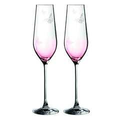 Royal Albert Miranda Kerr Pink 7.8oz Flutes, Set of 2