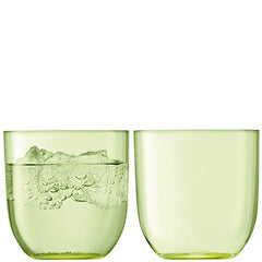 LSA International  13.5oz Pale Lime Hint Tumbler Glass