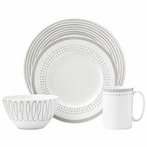 Giftware Gallery - Kate Spade Charlotte Street East Grey 4Pc Dinnerware ...
