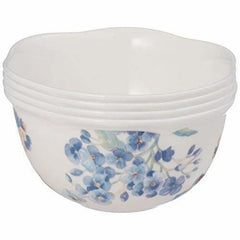 Lenox Butterfly Meadow Assorted Blue Bowls Set Of 4 - Misc