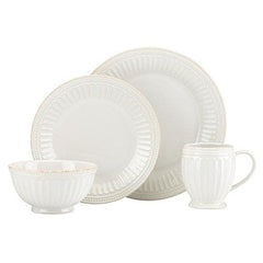 Lenox French Perle Groove 4Pc Dinnerware Set - Misc