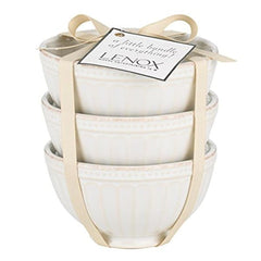 Lenox French Perle Groove Mini Bowls Set Of 3 - Misc