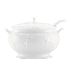 Lenox Opal Innocence 10.25 Covered Soup Tureen & Ladle - Misc