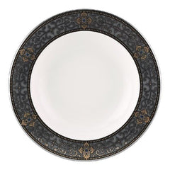 Lenox Vintage Jewel Platinum Banded Bone China Pasta/rim Soup Bowl - Misc