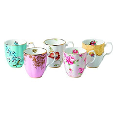 Royal Albert 100Th Anniversary 14.1Oz Mugs Set Of 5 - Misc