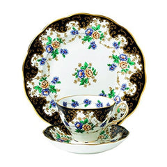Royal Albert 3Pc 100 Years 1910 Teacup Saucer & Plate Set - Misc