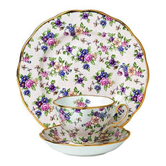 Royal Albert 3Pc 100 Years 1940 Teacup Saucer & Plate Set - Misc