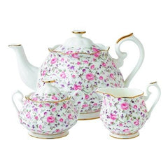 Royal Albert New Country Roses 3Pc Rose Confetti Tea Set - Misc