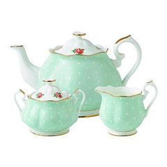 Royal Albert New Country Roses Polka Rose 3Pc Tea Set - Misc