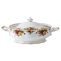 Royal Albert Old Country Roses 50Oz Covered Vegetable Dish - Misc