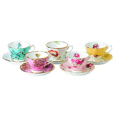 Royal Doulton 100 Years 1950-1990 5Pc Teacup & Saucer Set - Misc