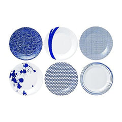 Royal Doulton Pacific 9 Accent Plates Set Of 6 Assorted - Misc