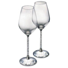 Swarovski Crystalline Red Wine Glasses Set Of 2 - Misc