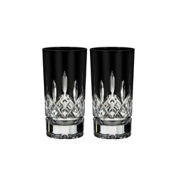 Waterford Lismore Black Set Of 2 Hiball Glasses - Misc