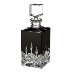 Waterford Lismore Black Square Crystal Decanter - Misc