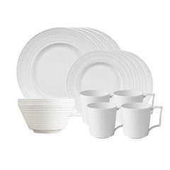 Wedgwood 16Pc Intaglio Dinner Set White - Misc