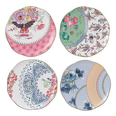 Wedgwood Harlequin Butterfly Bloom 8.25 Plates Set Of 4 - Misc